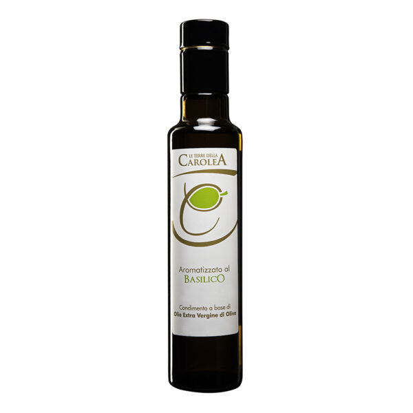 Olio EVO Aromatizzato al Basilico 25 cl